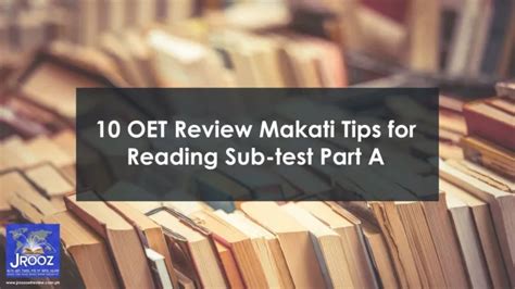 oet review makati|Book a test .